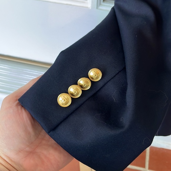 Lauren Ralph Lauren Navy Blazer 38R 100% Wool - Picture 10 of 16